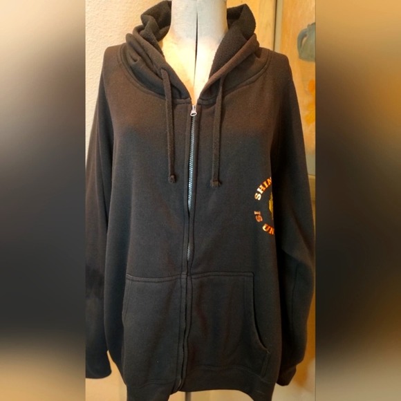 💸$14 Sweatshirt Hoodie Black 3X Plus Women's [EUC] - Picture 1 of 4
